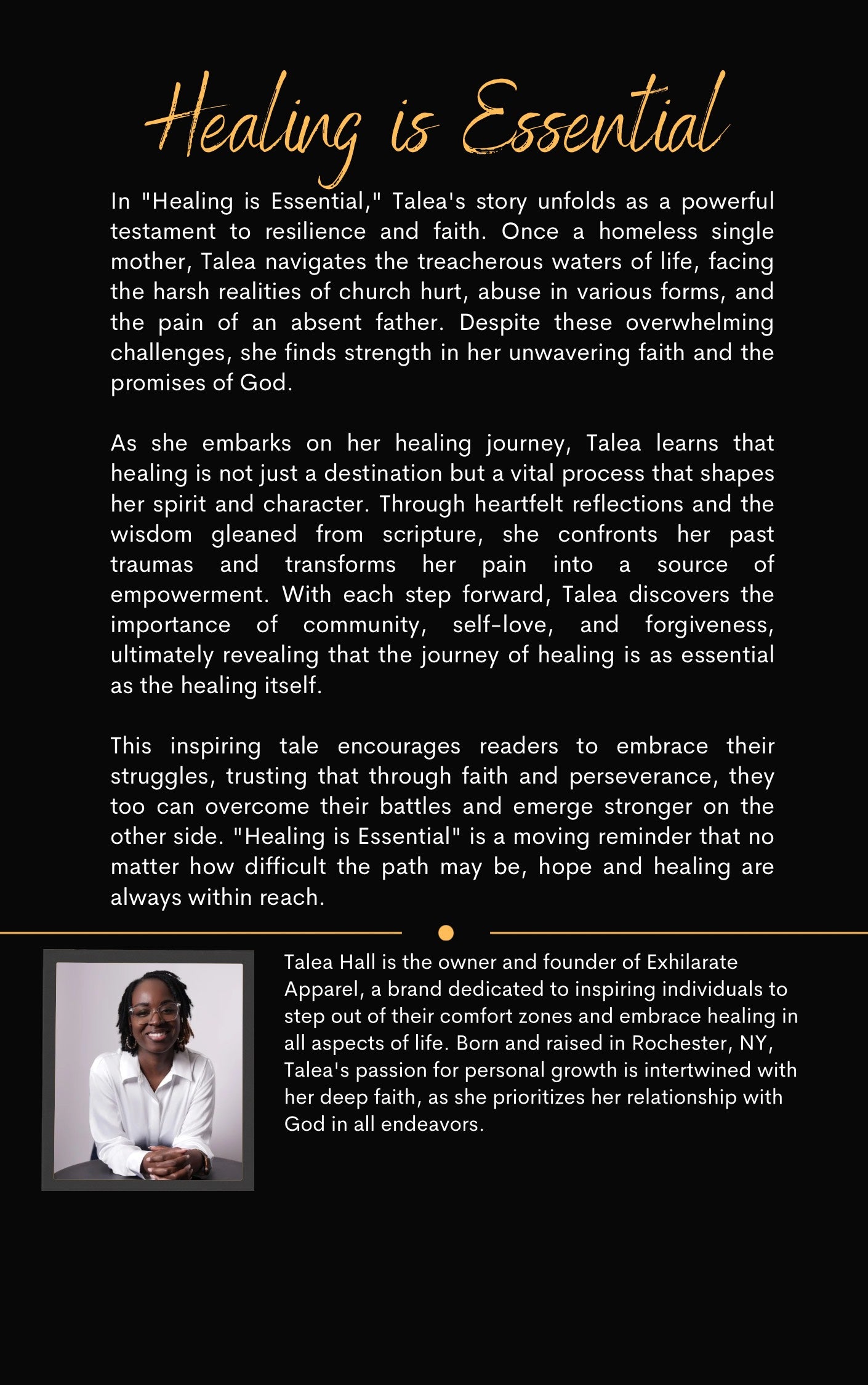 Healing is Essential - The book