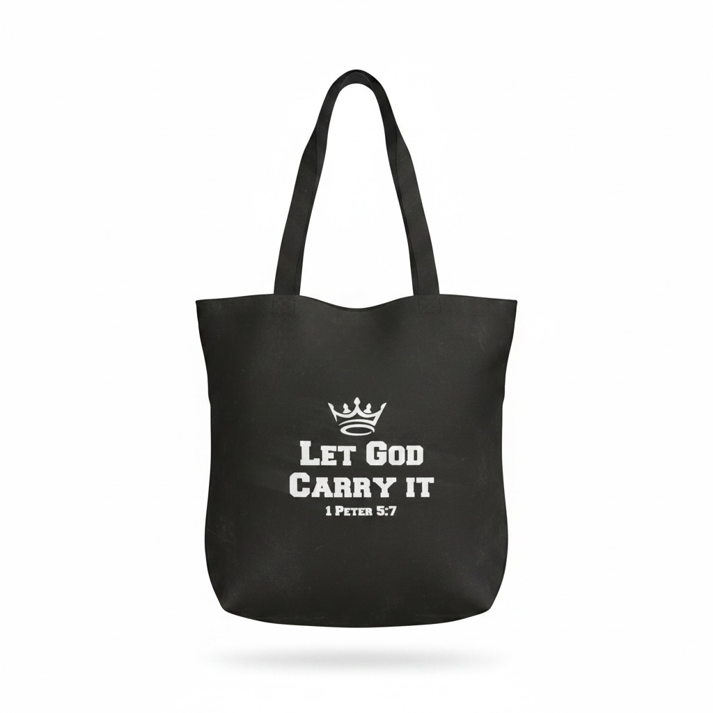 Let God Carry It Tote bag